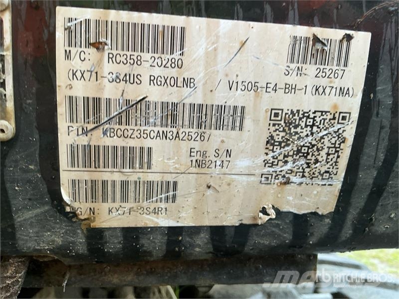 Kubota KX71-3S4R1 Mini Excavator Mini bagri <7t