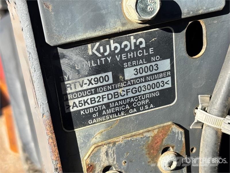 Kubota RTV-X900 Arbeitsfahrzeuge