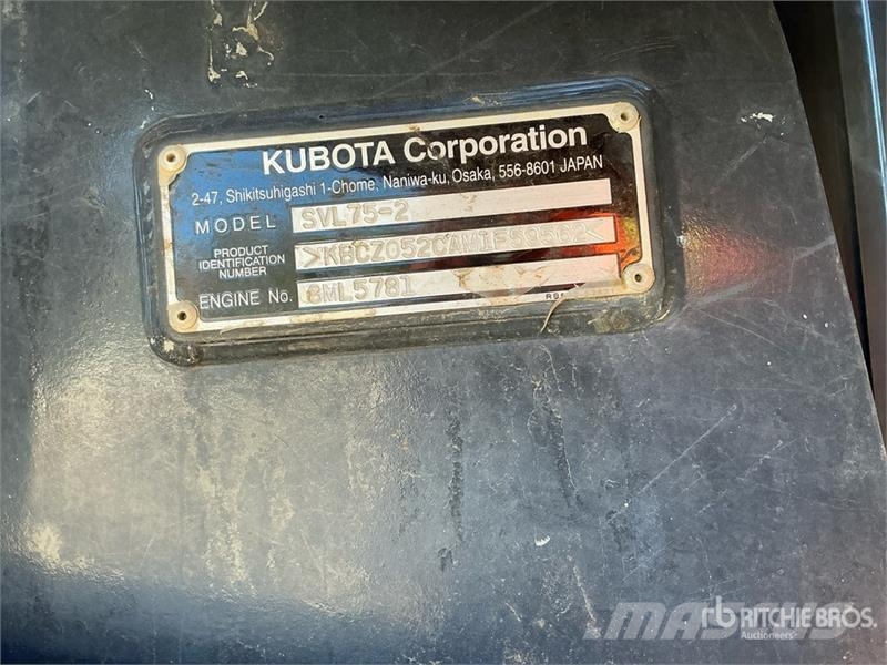 Kubota SVL75-2 لوادر انزلاقية التوجيه