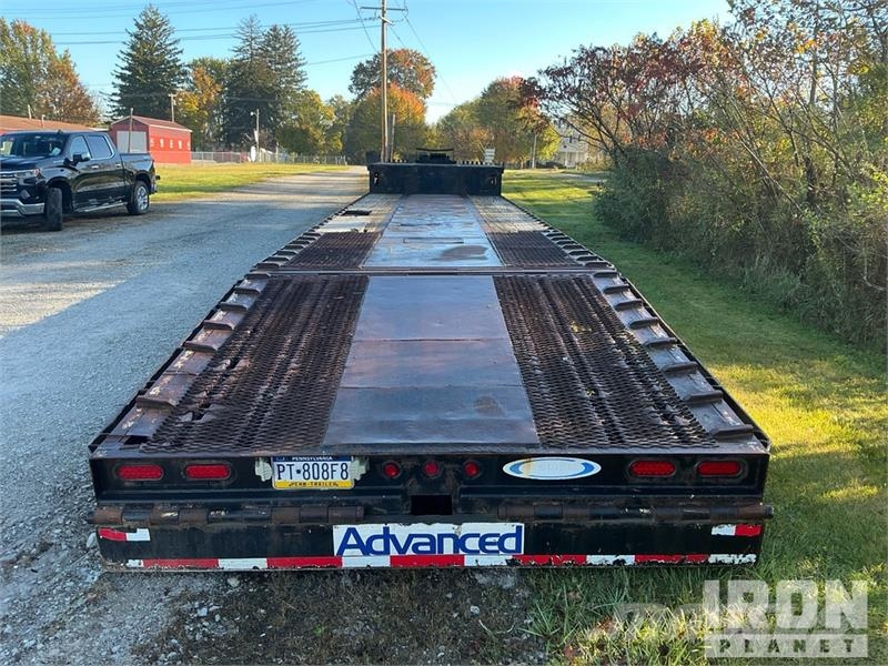 Ledwell 48 ft T/A Hydraulic Tail Trailer 低架裝載車
