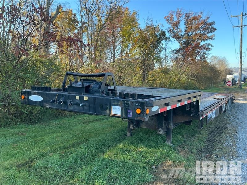 Ledwell 48 ft T/A Hydraulic Tail Trailer 低架裝載車