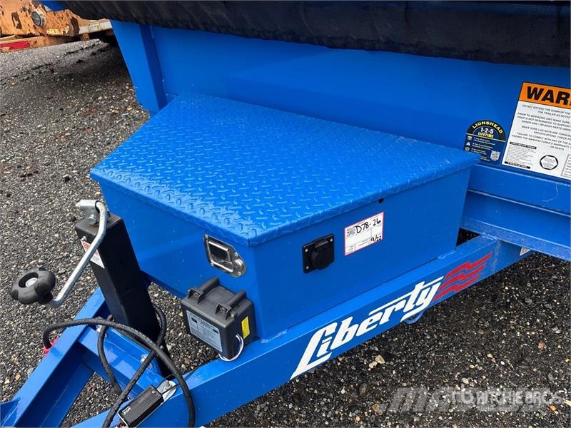 Liberty LD10K72X12C5 12 ft T/A Dump Utility Trailer Kipper