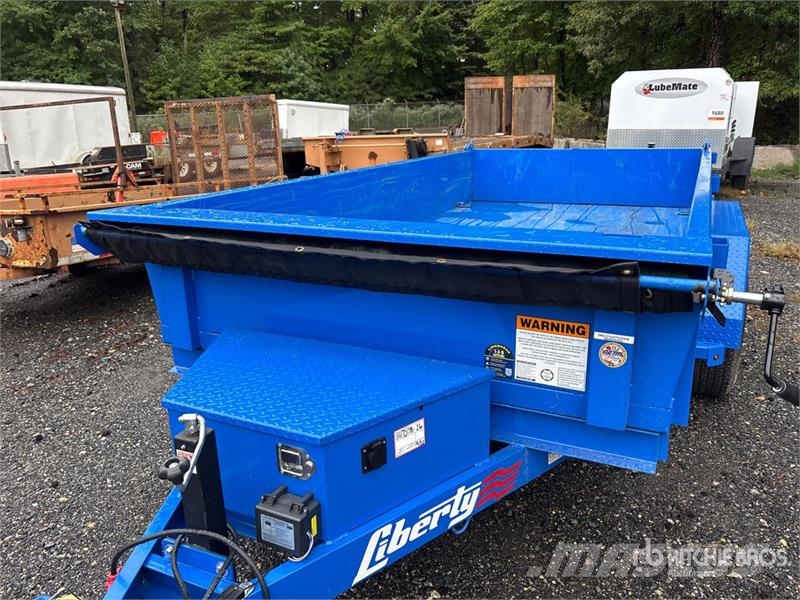 Liberty LD10K72X12C5 12 ft T/A Dump Utility Trailer Kipper