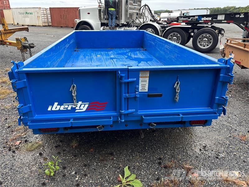 Liberty LD10K72X12C5 12 ft T/A Dump Utility Trailer Kipper