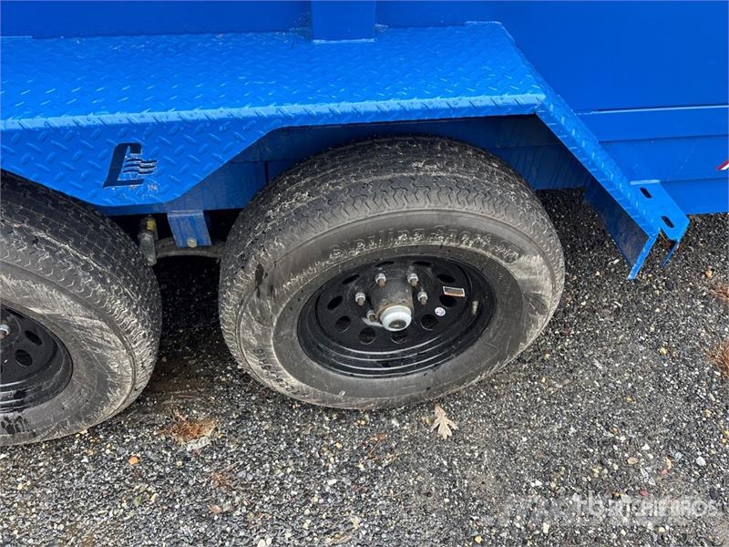 Liberty LD10K72X12C5 12 ft T/A Dump Utility Trailer Kipper