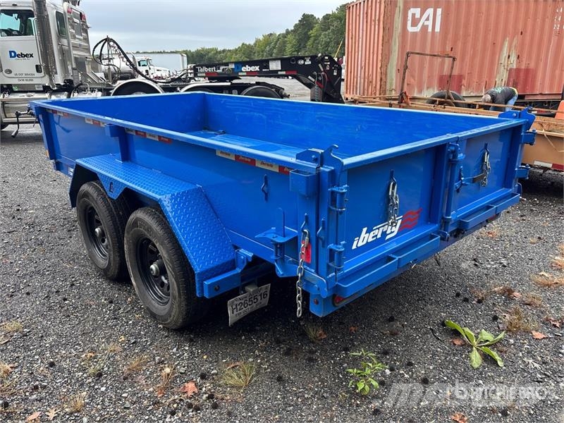 Liberty LD10K72X12C5 12 ft T/A Dump Utility Trailer Kipper