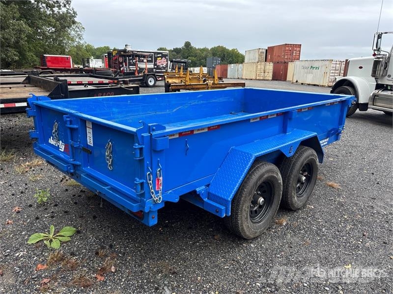 Liberty LD10K72X12C5 12 ft T/A Dump Utility Trailer Kipper