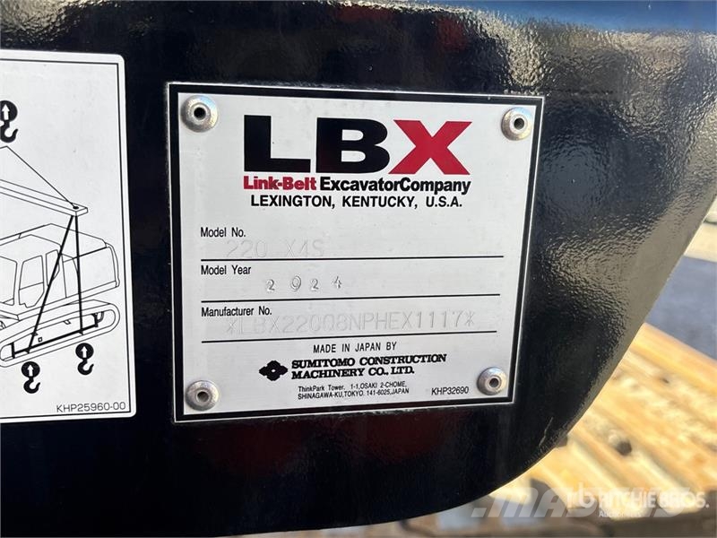 Link-Belt 220 X4S Tracked Excavator Crawler excavators