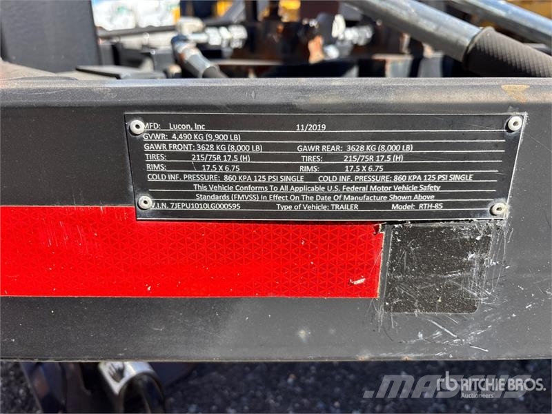 Lucon RTH-85 S/A (1) Reel Trailer Altri rimorchi