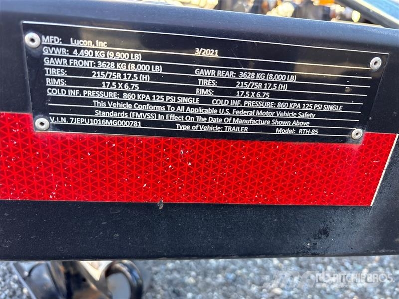 Lucon RTH-85 S/A (1) Reel Trailer Other trailers