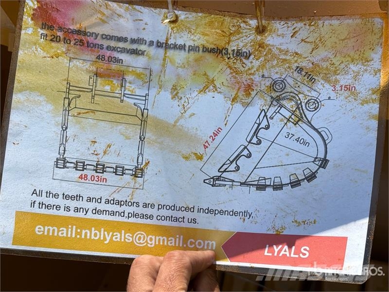  LYALS ALS EB320 48 in Digging Excavator Bucket - F دلاء