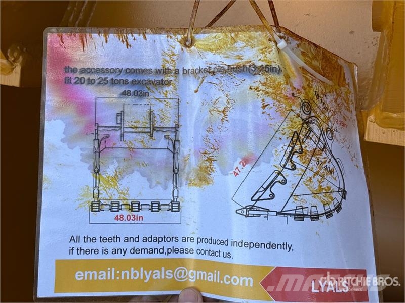  LYALS ALS EB320 48 in Digging Excavator Bucket - F دلاء