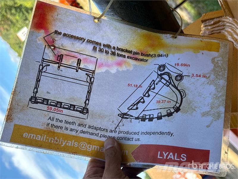  LYALS ALSEB336 59 in Digging Excavator Bucket - Fi دلاء