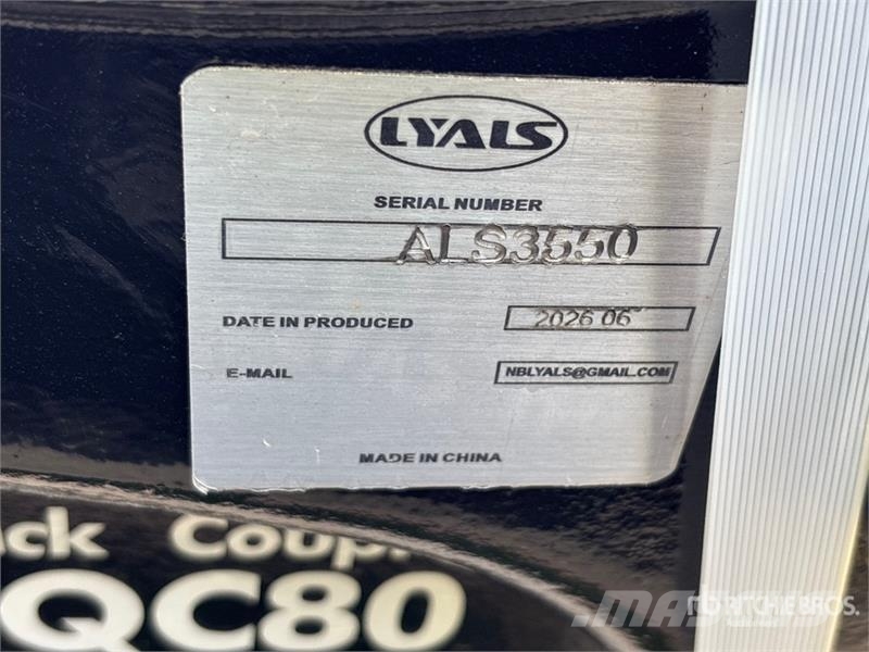 LYALS ALSQC80 Quick Coupler - Fits CAT 320 (Unused Uniőes rápidas
