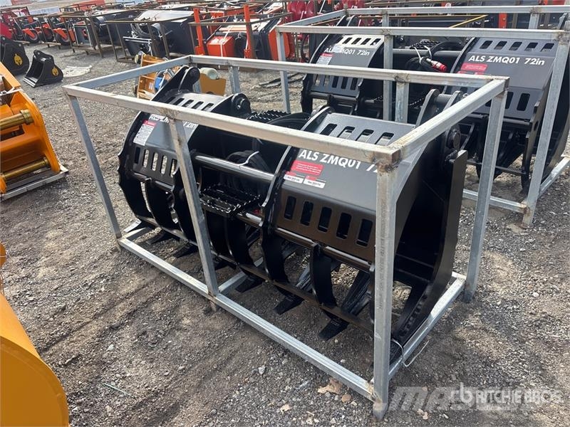  LYALS ZMQ01 72 in Skeleton Skid Steer Grapple (Unu خطاطيف