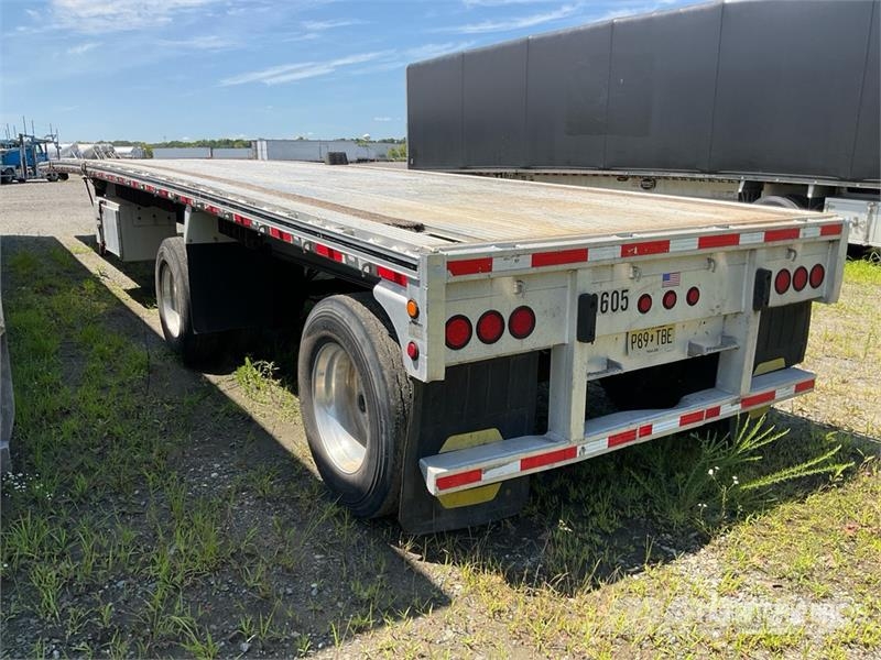 MAC 48 ft T/A Flatbed Trailer Plataforma plana/laterales abatibles