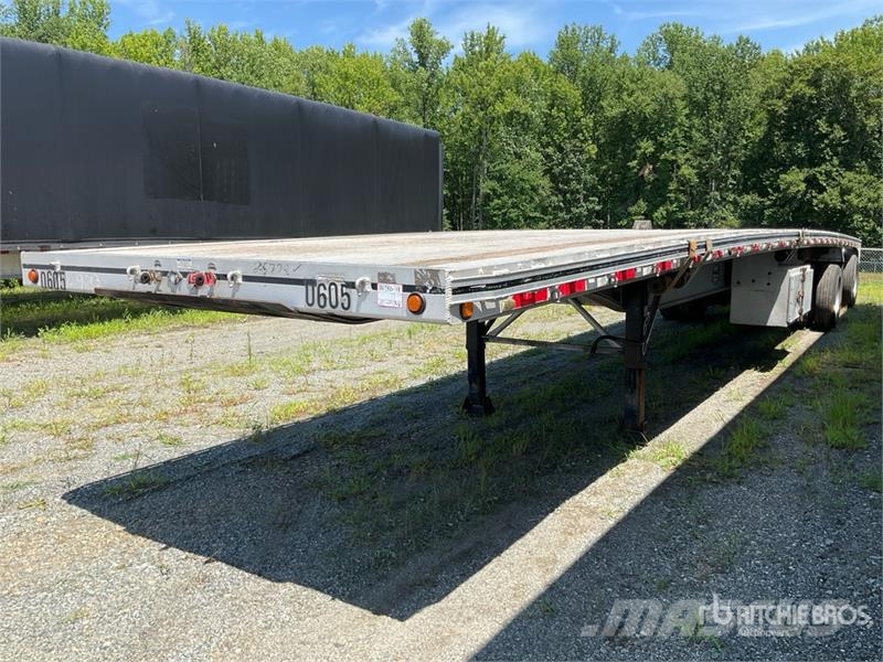 MAC 48 ft T/A Flatbed Trailer Plataforma plana/laterales abatibles