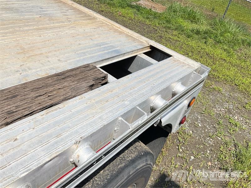 MAC 48 ft T/A Flatbed Trailer Plataforma plana/laterales abatibles