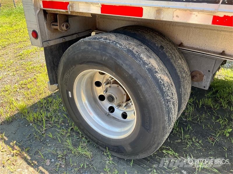MAC 48 ft T/A Flatbed Trailer Plataforma plana/laterales abatibles