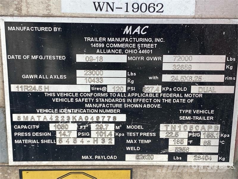 MAC TN1050APB Other trailers