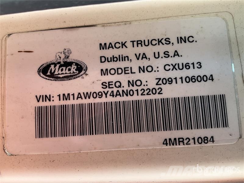 Mack CXU613 Truck Tractor Units