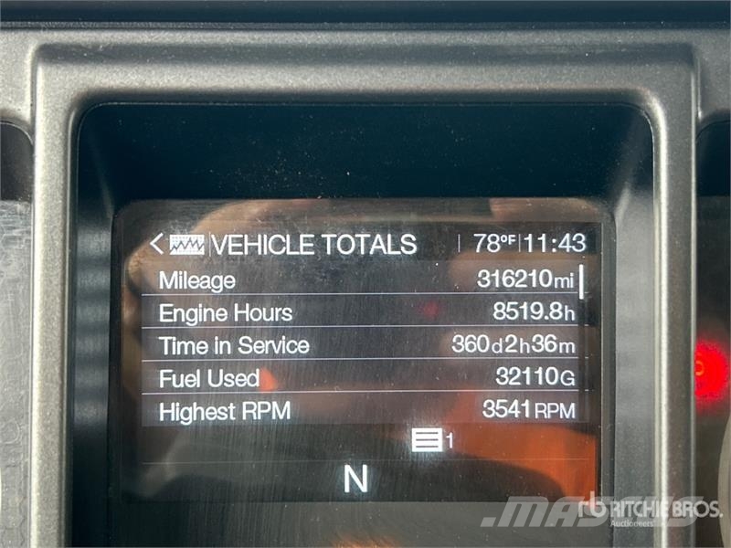 Mack MD 4x2 S/A Dump Truck Kiper tovornjaki