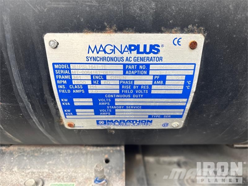 Magnum Pro MDG75 60 kW Mobile Generator Set Generadores diésel