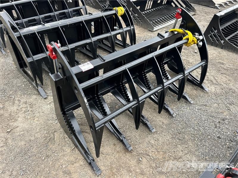 Mid-State 68 In Skid Steer Root Rake Rakes and tedders