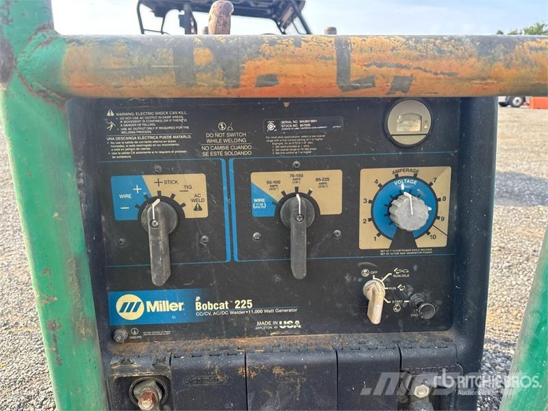 Miller Bobcat 225 225 A Skid-Mounted Multi-Process Engine Welding Equipment