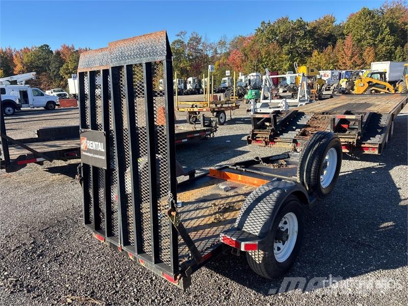 MMDI 12 ft S/A Equipment Trailer Auto pārvadāšanas treileri