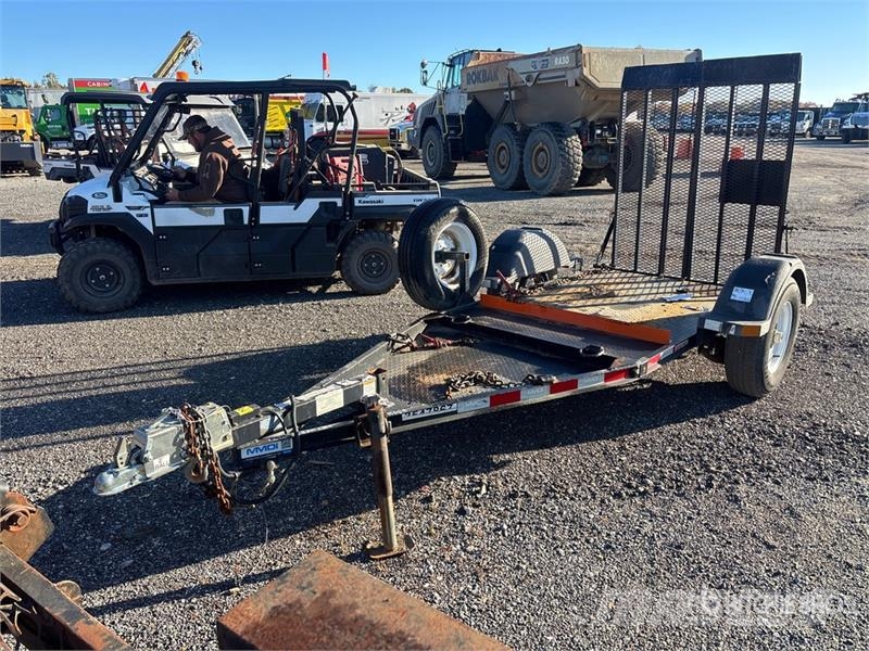 MMDI 12 ft S/A Equipment Trailer Auto pārvadāšanas treileri