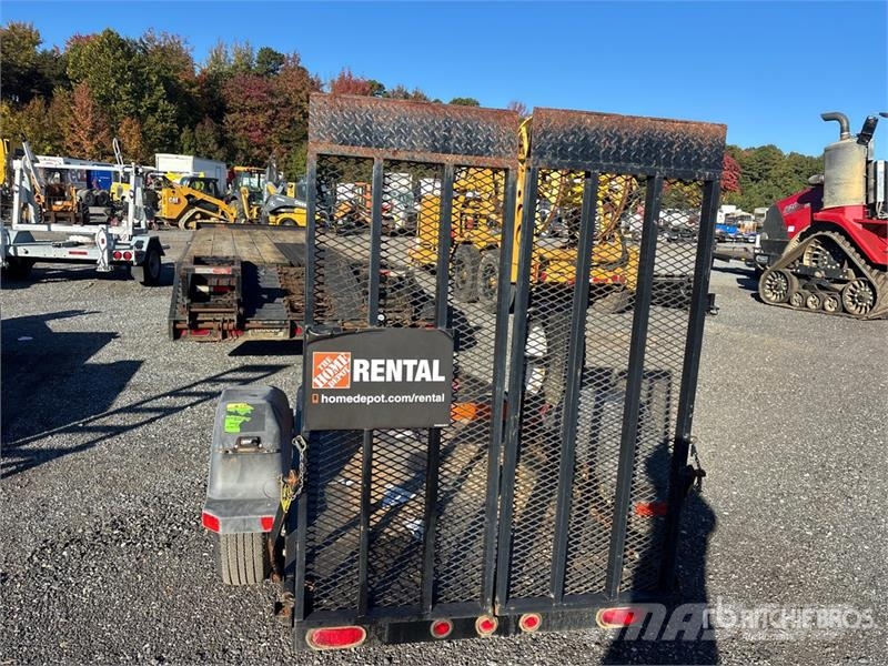 MMDI 12 ft S/A Equipment Trailer Auto pārvadāšanas treileri