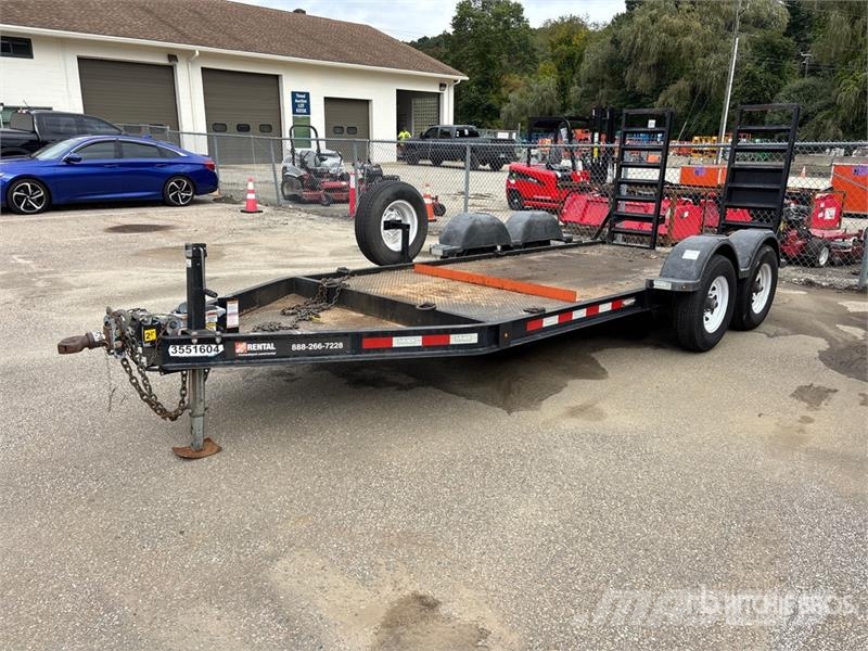 MMDI 614SLTD 14 ft T/A Equipment Trailer 차량 운반용 트레일러