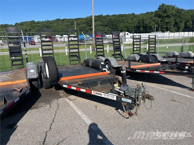 MMDI E510H 6990 lb 10 ft T/A Equipment Trailer Oprijwagen