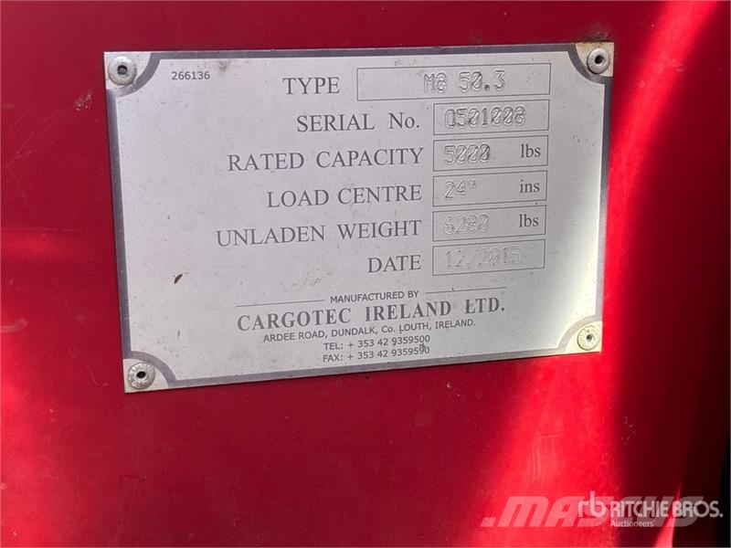 Moffett M8 50.3 5000 lb 3x3 Truck Mounted Forklift Meeneemheftrucks