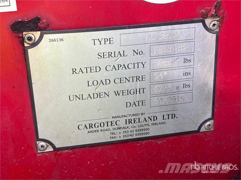 Moffett M8 50.3 5000 lb 3x3 Truck Mounted Forklift Stivuitoare montate pe camioane