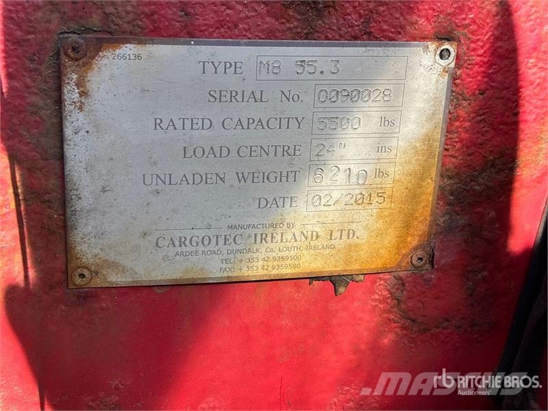 Moffett M8 55.3 5500 lb 3x3 Truck Mounted Forklift Meeneemheftrucks