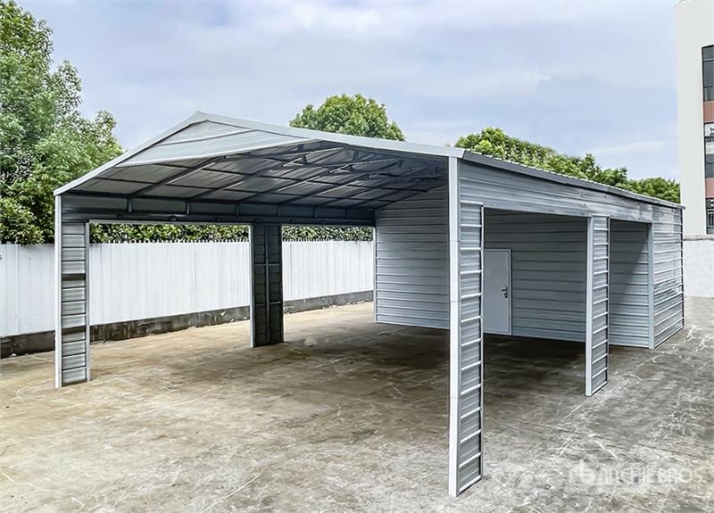 MTO A0020 Metal Garage Storage Building (Unused) Tērauda karkasa ēkas