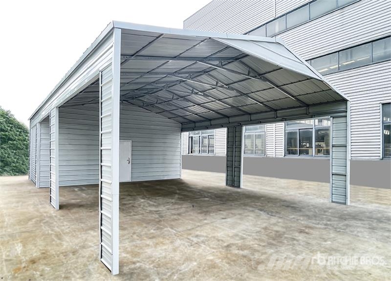 MTO A0020 Metal Garage Storage Building (Unused) Tērauda karkasa ēkas