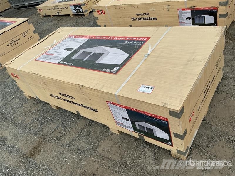 MTO A2223 Double Garage Metal Storage Building (Un 철골 건물