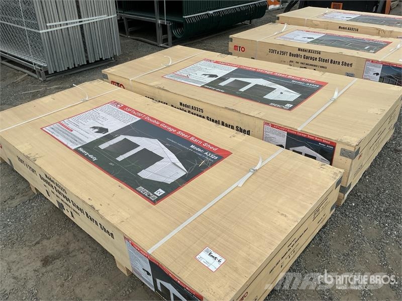 MTO A3325 Double Garage Metal (Unused) Tērauda karkasa ēkas