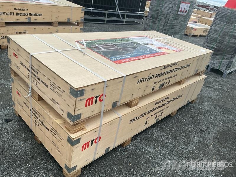  MTO A3325G Double Garage Metal Storage Building (U Teräsrunkorakennukset