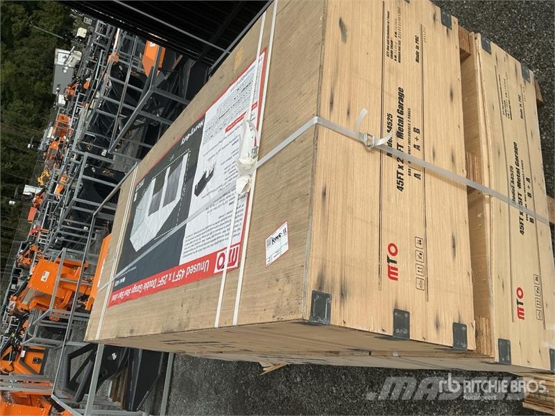 MTO A4525 Double Garage Metal Storage Building (Un Steel frame buildings