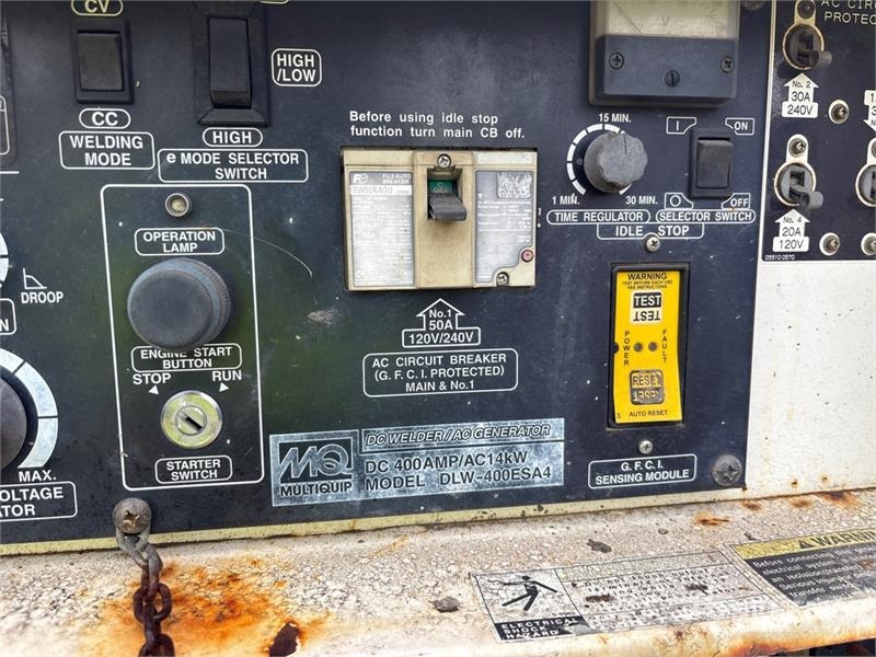 MultiQuip DLW400ESA4 Máquinas de soldar