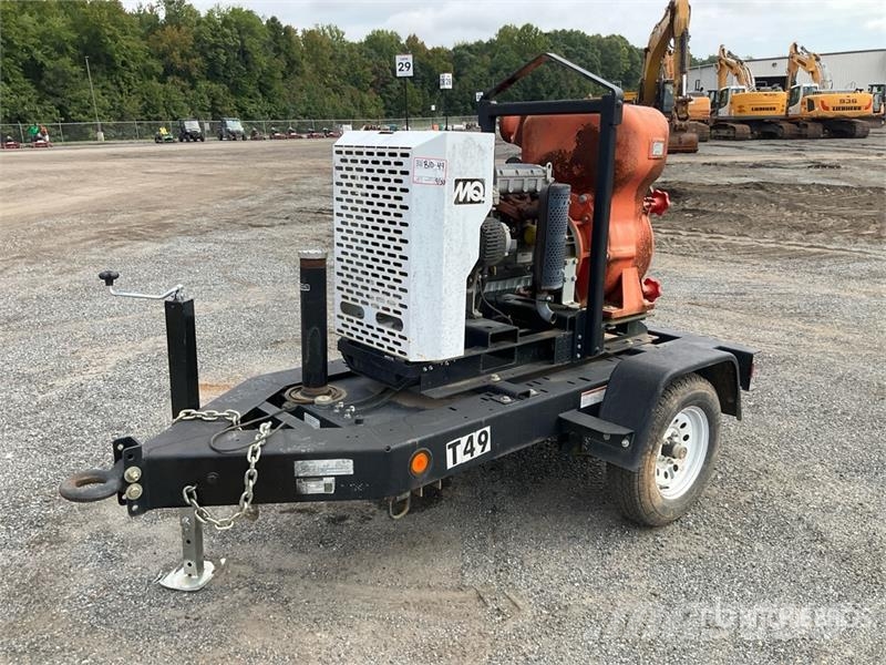 MultiQuip MQ600HTP Tow Behind Trailer-Mounted Water Pump Pumpe za vodu