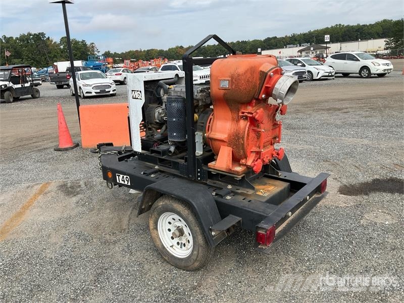 MultiQuip MQ600HTP Tow Behind Trailer-Mounted Water Pump Pumpe za vodu