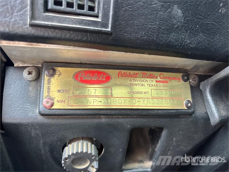 Peterbilt 357 Kabine i unutrašnjost