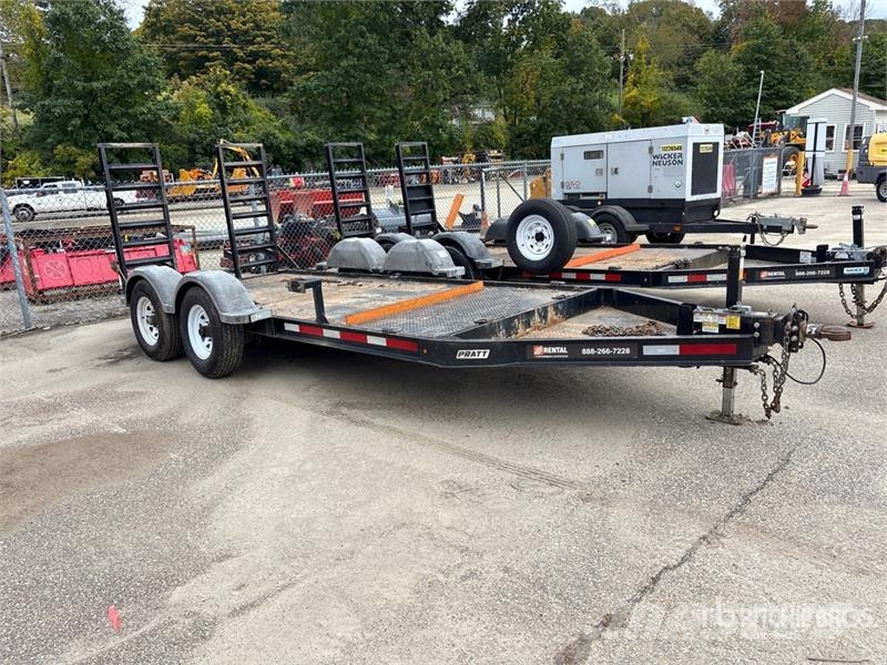 Pratt CP0614 9640 lb 14 ft T/A Equipment Trailer 車両運搬用トレーラー