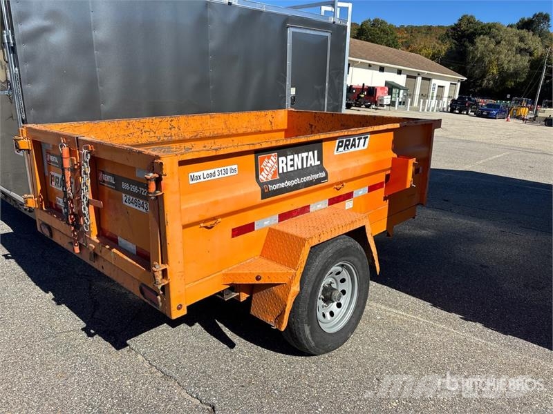  Pratt EZD08641 8 ft S/A Dump Utility Trailer Самоскиди