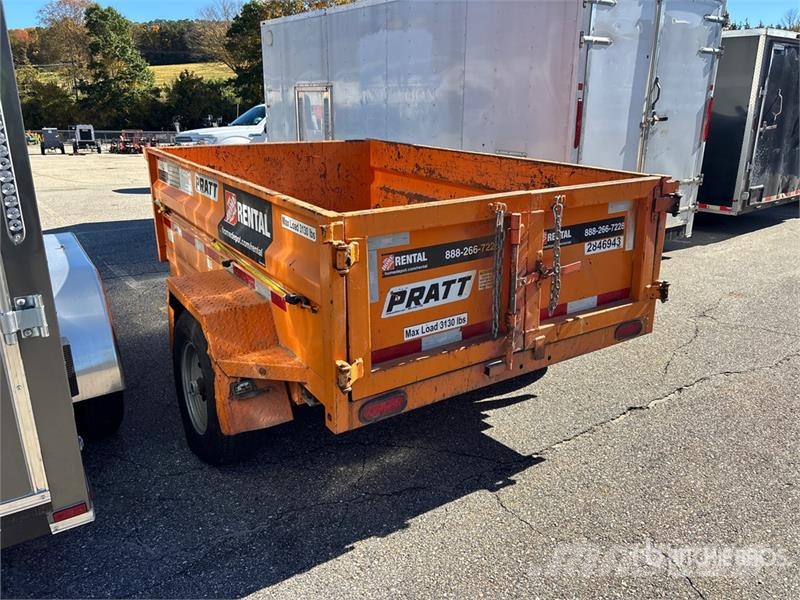  Pratt EZD08641 8 ft S/A Dump Utility Trailer Самоскиди